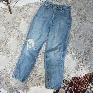 VTG Lee Jeans Perfectly Broken in